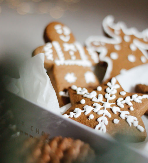 Pepparkakor med kristyr på