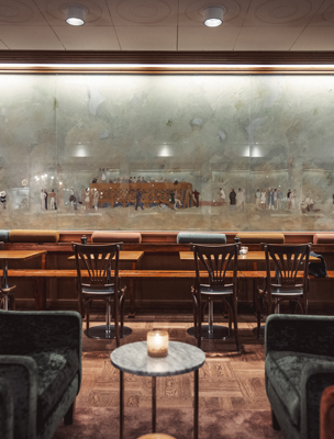 Inredning på en restaurang