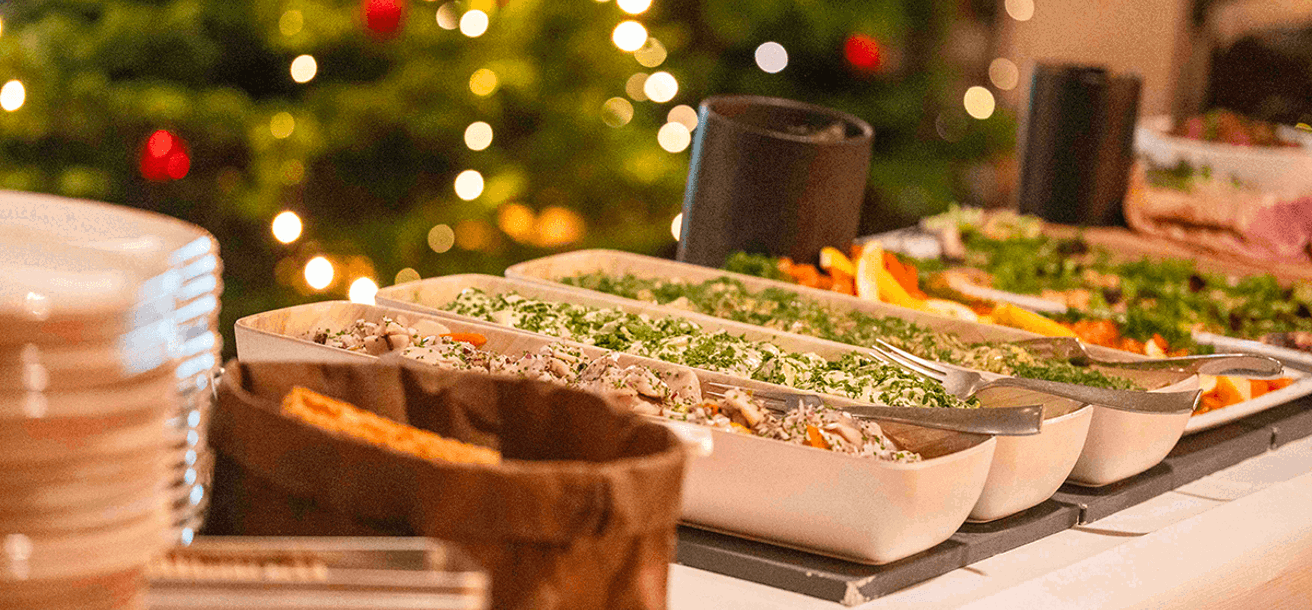 Klassiska rätter på ett julbord