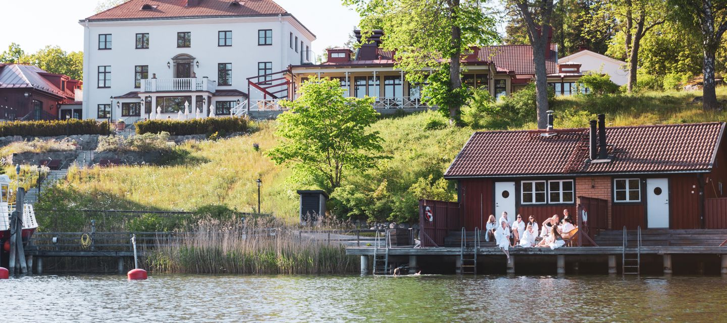 Vacker hotell i skärgården