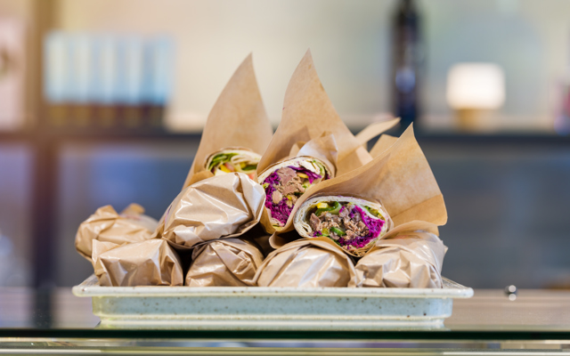 Färdiga wraps i papper