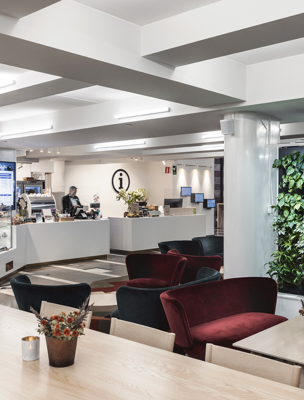 Informationsdisk och lobby