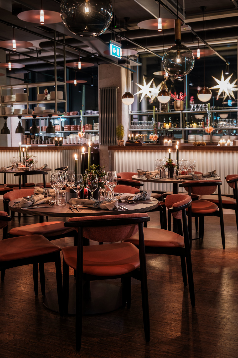 Uppdukat för julfirande i Gastropols Bistro