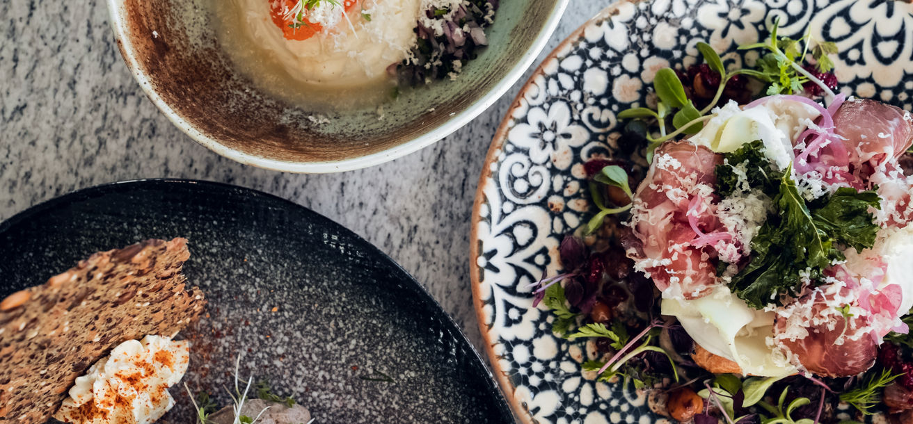 Tre olika maträtter