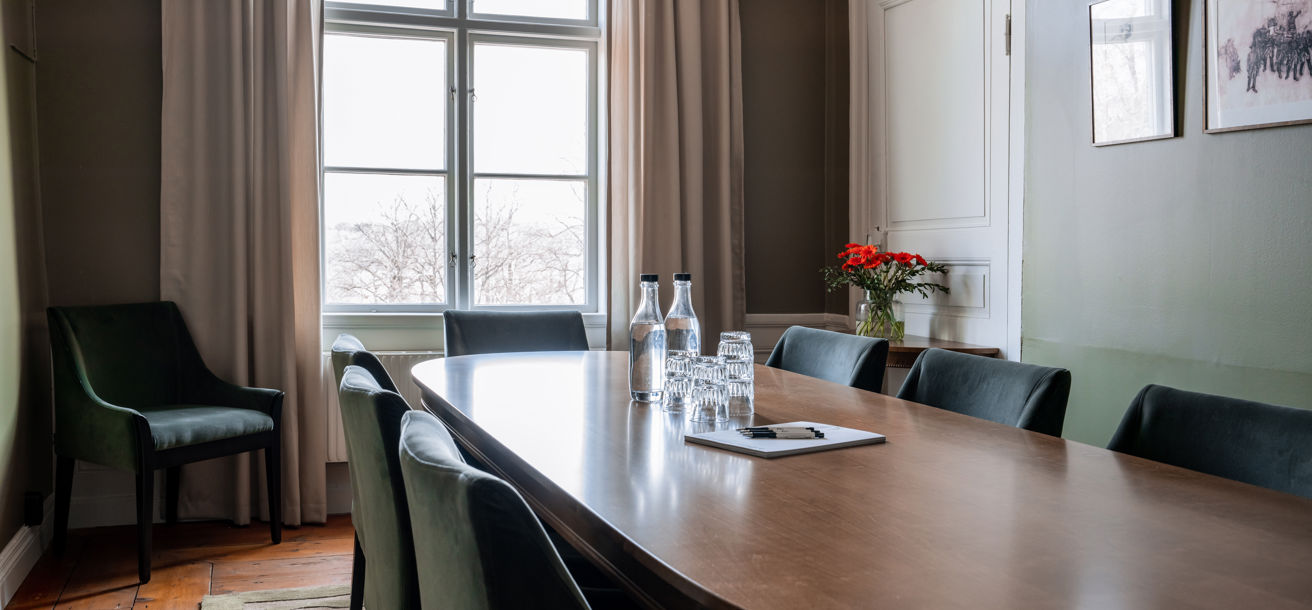 Vackert konferensrum på herrgård