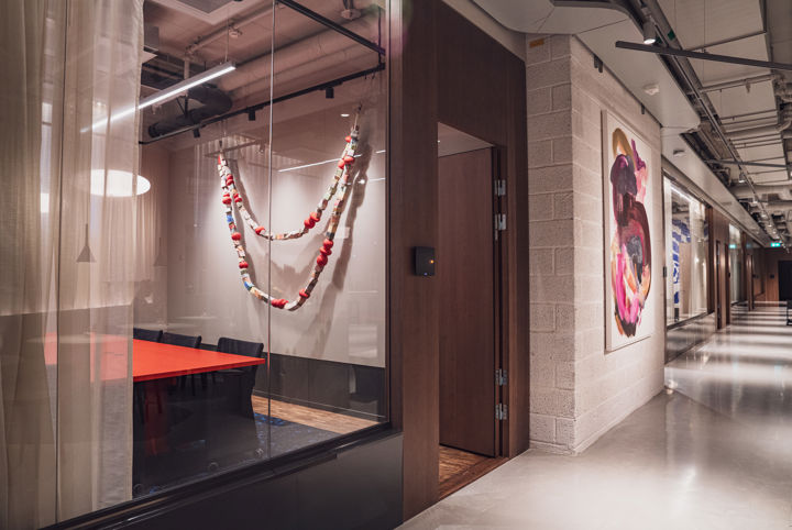 Mötesavdelning med flertalet mötesrum