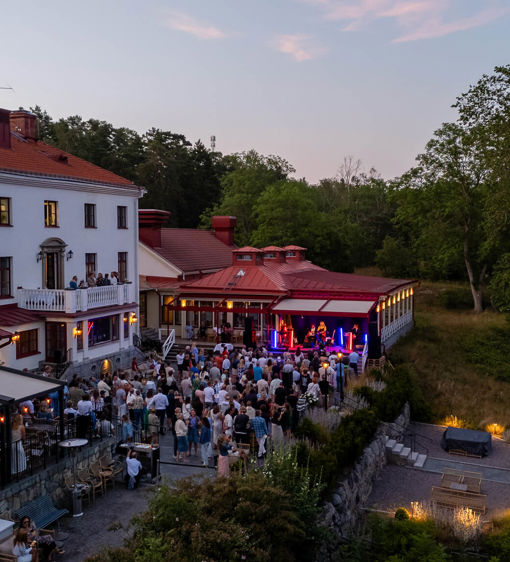 Konsert utomhus i skärgården