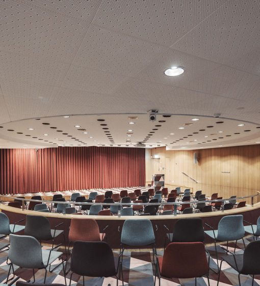 Konferensrum och hörsal i biosittning