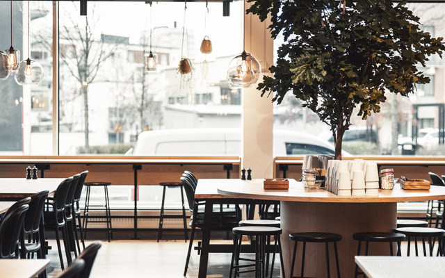 Inredning på en restaurang