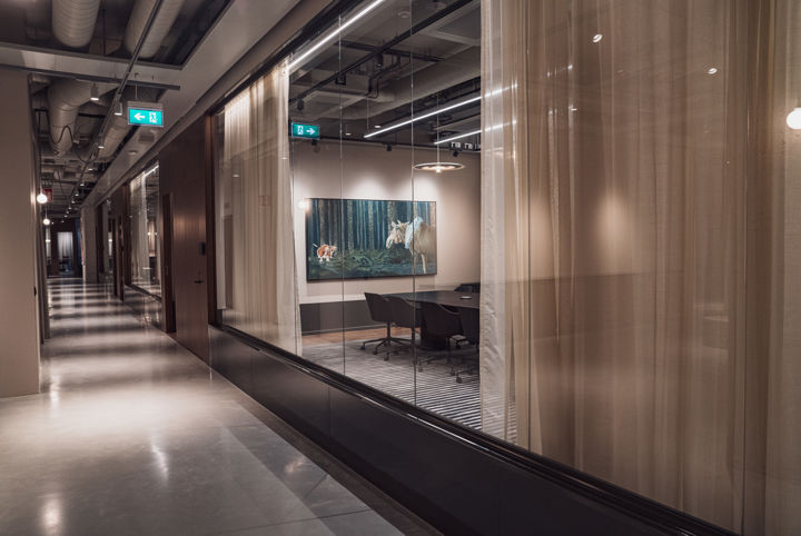 Konferensavdelning med flera konferensrum i olika storlekar