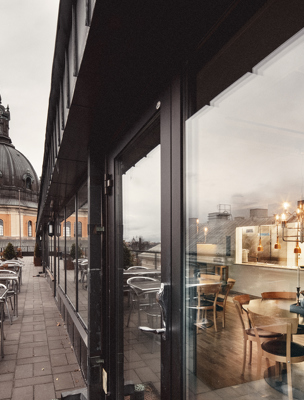 Takterrass i Stockholm stad