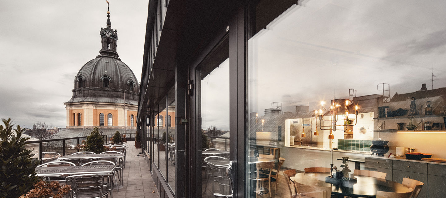 Takterrass i Stockholm stad
