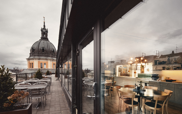 Takterrass i Stockholm stad