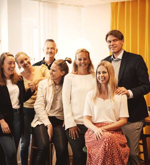 Gruppbild på medarbetare