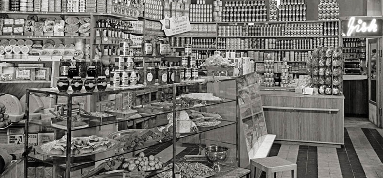 Sabisbutiken år 1950